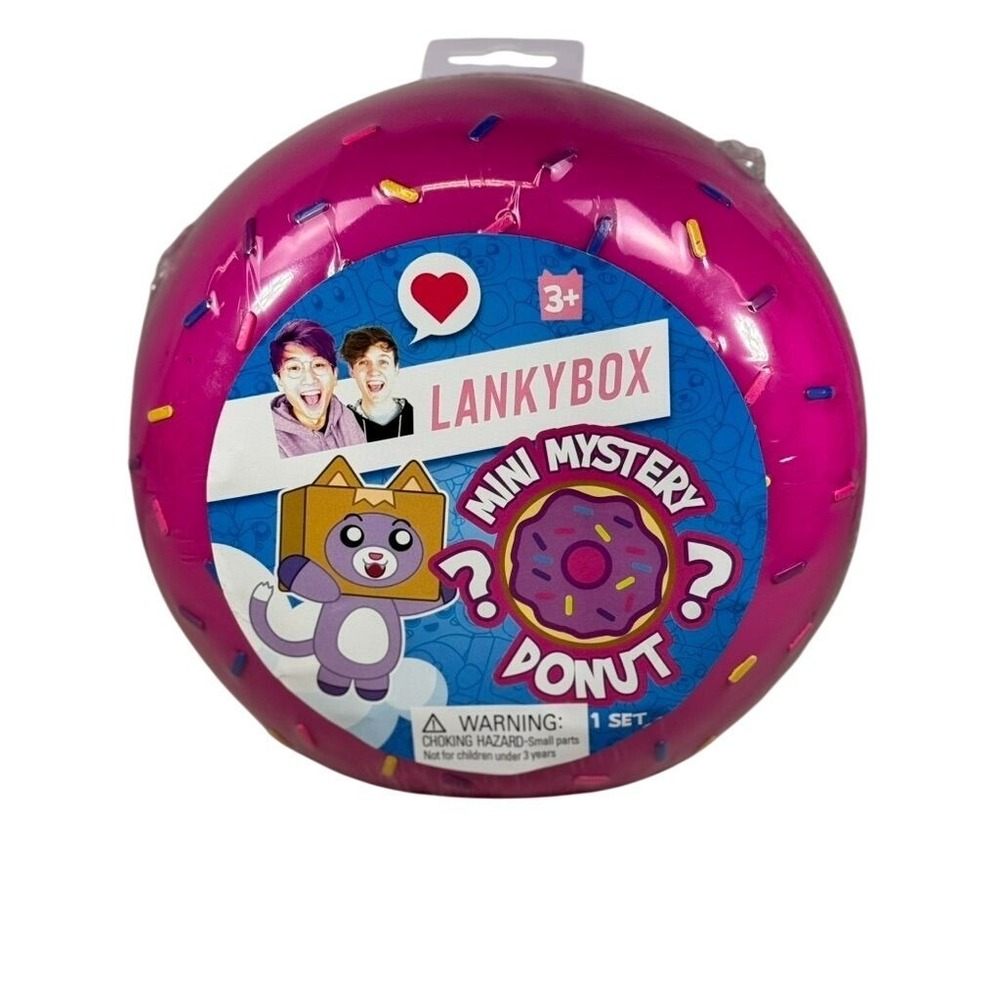 LankyBox Mini Mystery Donut Surprise Pack Figures Squishy Stickers NIB‎